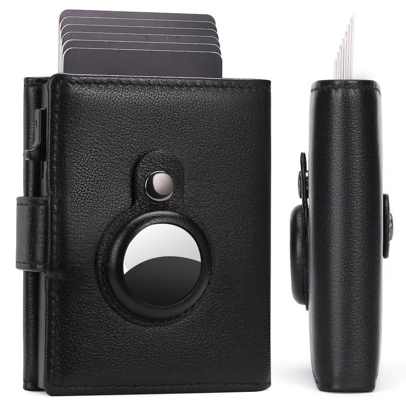 Men's Wallet Buckle Genuine Leather Automatic Card bag RFID Anti Magnetic And anti-theft Wallet free shipping
Men's Wallet Buckle Genuine Leather Automatic Card bag RFID Anti Magnetic And anti-theft Wallet free shipping