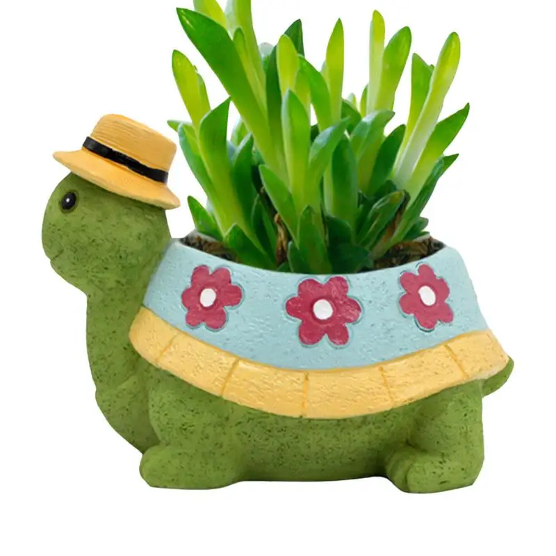Cute Turtle Plant Pot Cartoon Turtle Planter Resin Succulent Pots Planter Flowerpot Vase Ornament For Desktop Flower Pot
Cute Turtle Plant Pot Cartoon Turtle Planter Resin Succulent Pots Planter Flowerpot Vase Ornament For Desktop Flower Pot