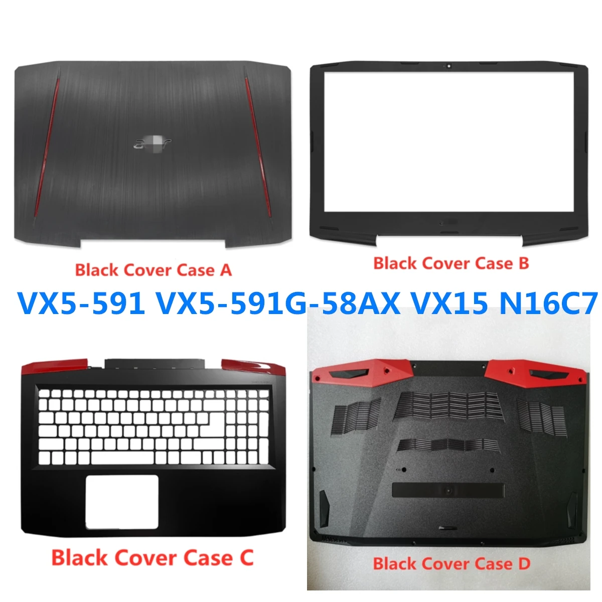 Новинка, задняя крышка для ноутбука Acer VX5-591 VX15 N16C7, передняя панель, Упор для рук, нижняя часть, петля
Новинка, задняя крышка для ноутбука Acer VX5-591 VX15 N16C7, передняя панель, Упор для рук, нижняя часть, петля