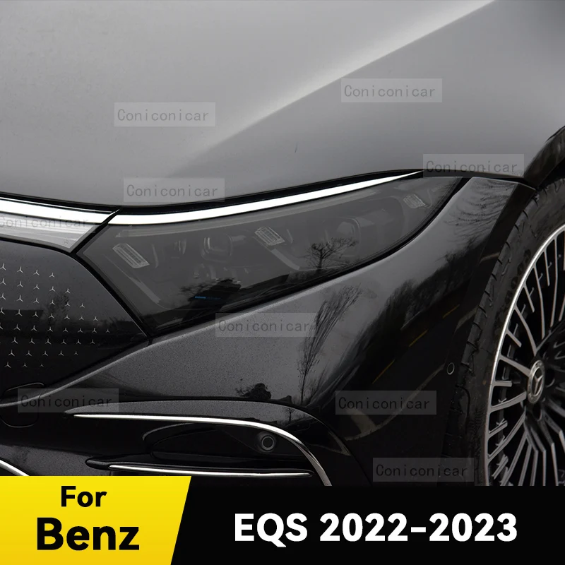 Car Headlights Protective Film Front Headlamp Cover Smoked Black TPU Film Accessories Sticker For Merceds Benz EQS 2022 2023
Car Headlights Protective Film Front Headlamp Cover Smoked Black TPU Film Accessories Sticker For Merceds Benz EQS 2022 2023