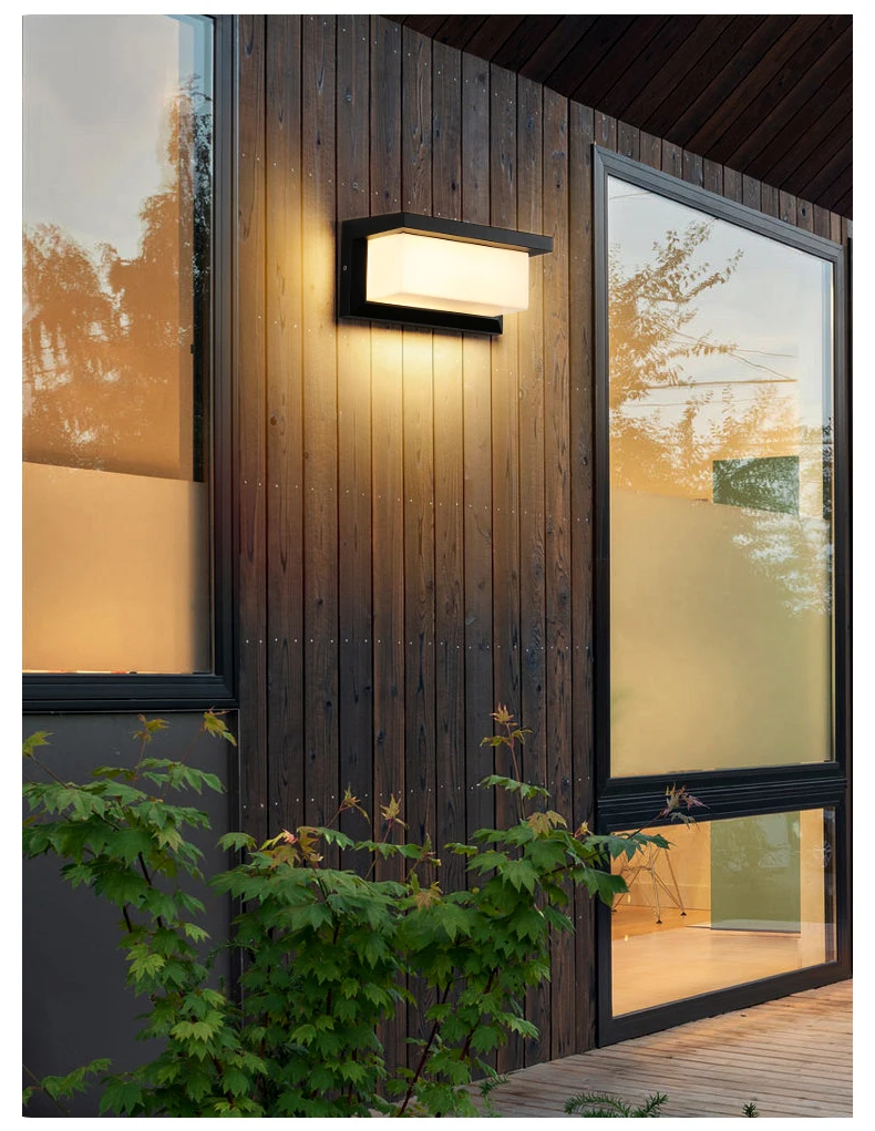 Garden exterior wall lamp radar sensor version