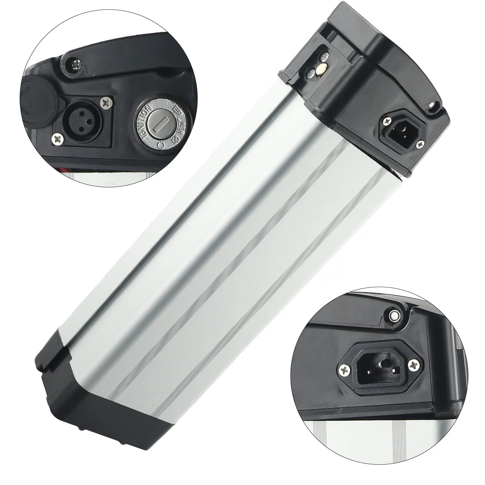 Bicycle Battery Box Large Capacity Storage for 36V & 48V Bike Batteries Easy to Install Made from Sturdy Aluminum Alloy
Bicycle Battery Box Large Capacity Storage for 36V & 48V Bike Batteries Easy to Install Made from Sturdy Aluminum Alloy