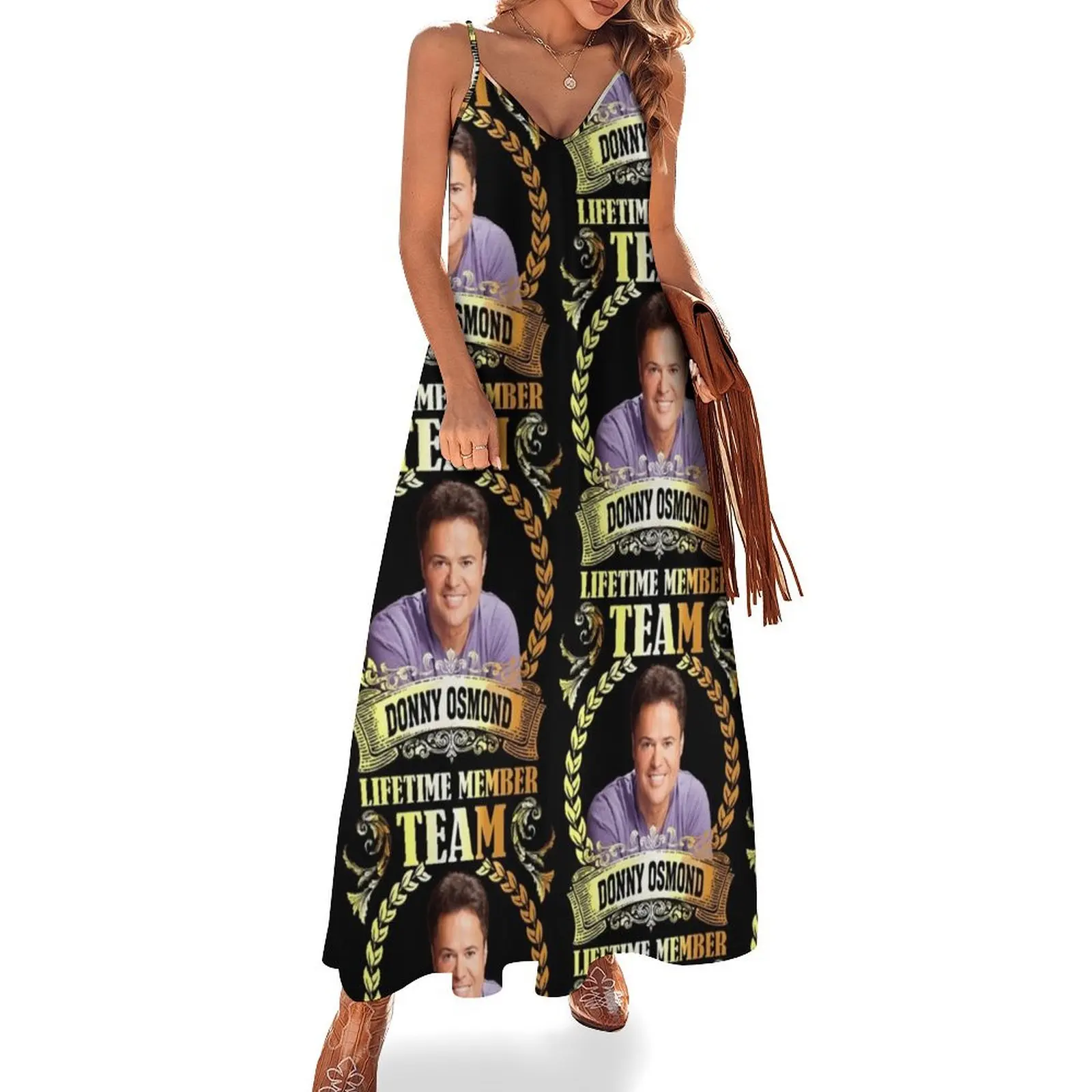 DONNY OSMOND V-neck Woman Sleeveless Dress dresses for official occasions summer women's suit
DONNY OSMOND V-neck Woman Sleeveless Dress dresses for official occasions summer women's suit