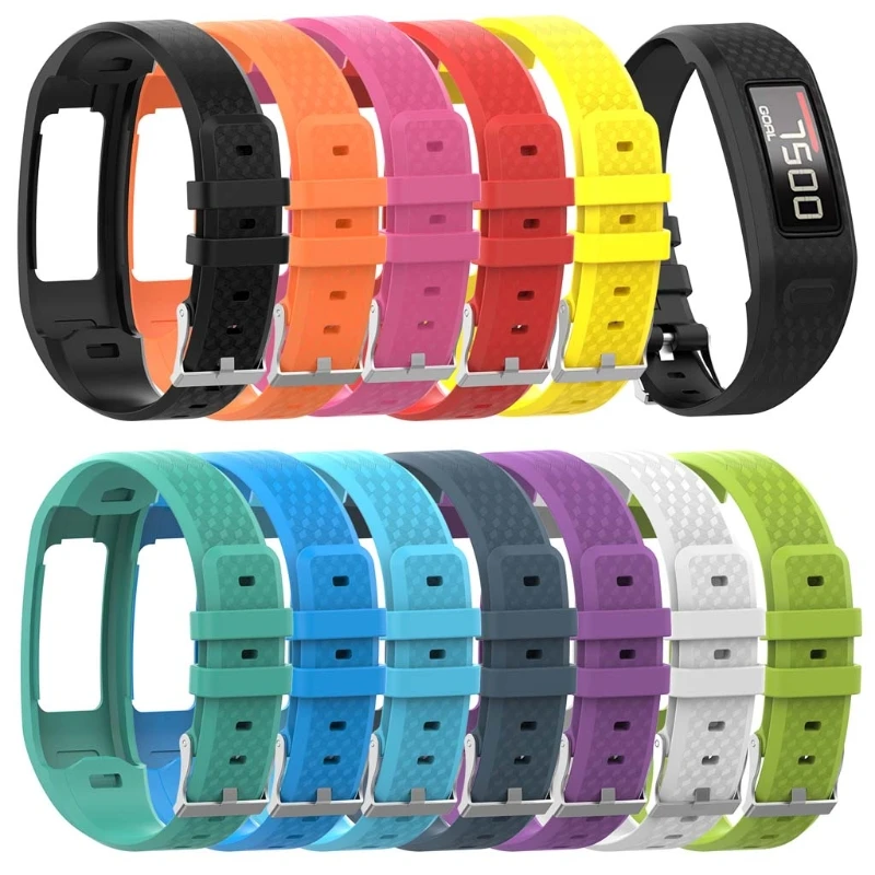 

2024 New Silicone Strap Suitable for Vivofit 1/2 Waterproof Bracelet Durable for Smart Watch Fashion Band Belt Sports Wristband