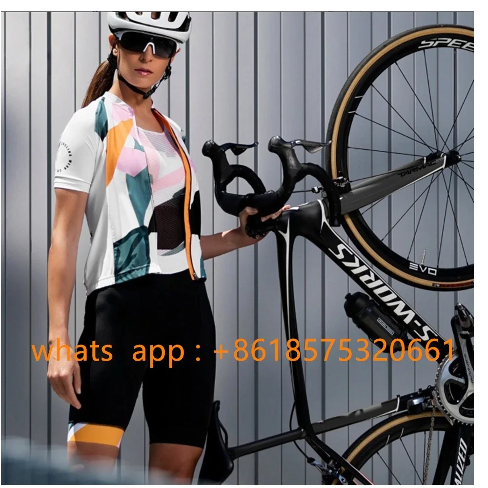 

Spanje Vrouwen Wielertrui Korte Mouw Tops Outdoor Sport Pro Team Fiets Kleding Roupa Ciclismo Feminina Snel Droog Overhemd
