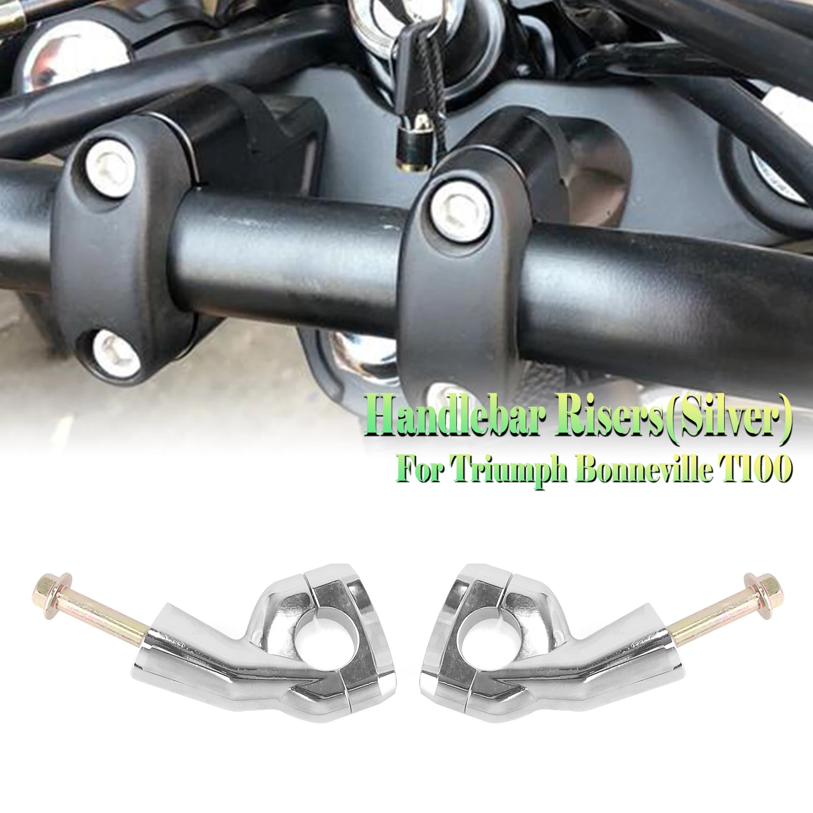 For Triumph Bonneville T100 T120 Scrambler1200XC Bobber black Street twin Motorcycle Handlebar Risers Parts
For Triumph Bonneville T100 T120 Scrambler1200XC Bobber black Street twin Motorcycle Handlebar Risers Parts