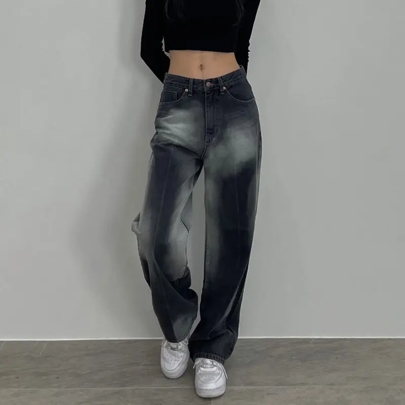 High Waist Women's Wide Leg Jeans 2023 Spring Women Fashion Baggy Woman Denim Capris Tie Dye Pants Jean Mom Jeans Trousers lady
High Waist Women's Wide Leg Jeans 2023 Spring Women Fashion Baggy Woman Denim Capris Tie Dye Pants Jean Mom Jeans Trousers lady