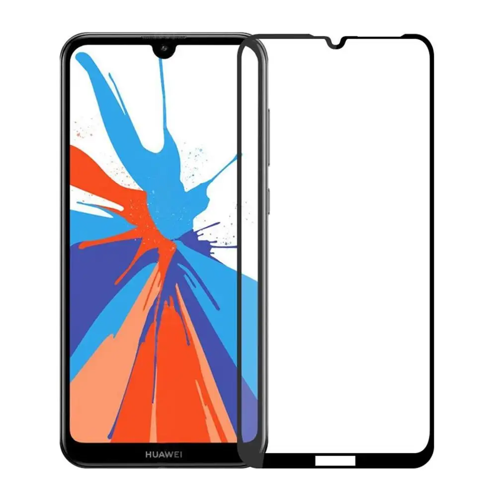 

Lucu Vakker 5D Full Cover Screen Protector For HuaWei Y7 2019 9H Tempered Glass For HuaWei Y7 PRO 2019 Protective Glass Film