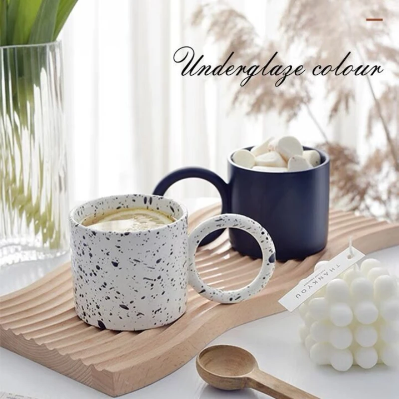 

Керамическая кружка креативного дизайна, кружки в скандинавском стиле, круглая чашка с ручкой, кофейная кружка, чашки для молока, чая, посуда для напитков, кофейные кружки для завтрака, 320 мл