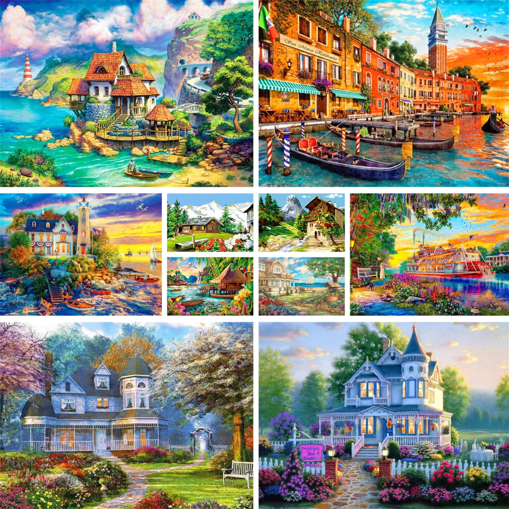 Landscape House By The Sea DIY Painting By Numbers Set Oil Paints 50*70 Picture By Numbers Photo Wall Decoration For Children
Landscape House By The Sea DIY Painting By Numbers Set Oil Paints 50*70 Picture By Numbers Photo Wall Decoration For Children
