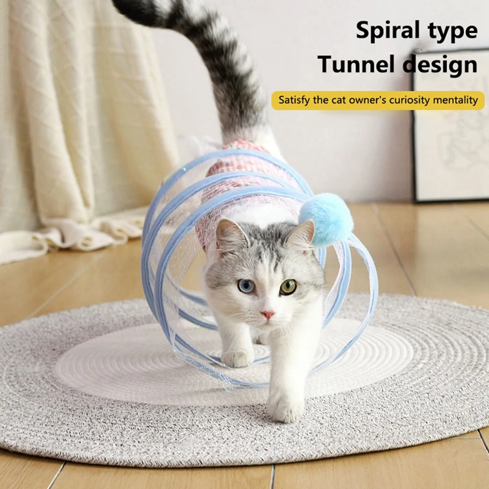 Folded Cat Tunnel Pet Tunnel Toy Mouse Tunnel With Balls And Crinkle indoor Outdoor Cat Toys For Kitten Interactive Fun Toy
Folded Cat Tunnel Pet Tunnel Toy Mouse Tunnel With Balls And Crinkle indoor Outdoor Cat Toys For Kitten Interactive Fun Toy