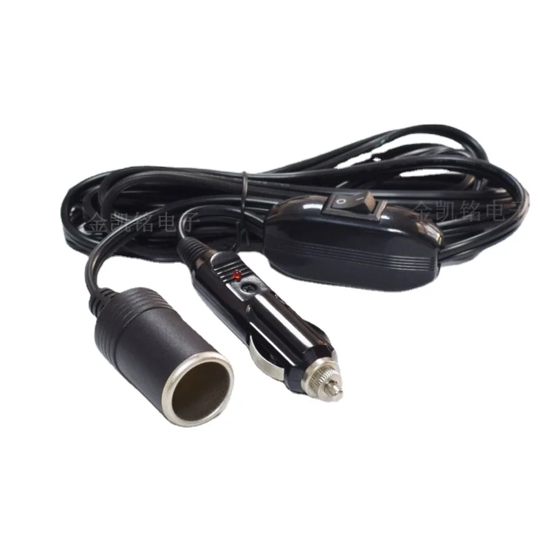 10A Pure Copper Thickened 12V24V Universal Cigarette Lighter Extension Cable with Switch, 3m Car Charger Power Cord
10A Pure Copper Thickened 12V24V Universal Cigarette Lighter Extension Cable with Switch, 3m Car Charger Power Cord
