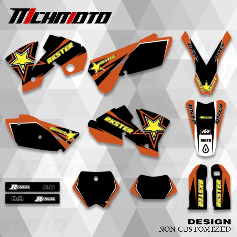 Новые графические наклейки MCHMFG для KTM 125 200 250 300 400 450 525 EXC 2004 с номером мотоцикла под заказ
Новые графические наклейки MCHMFG для KTM 125 200 250 300 400 450 525 EXC 2004 с номером мотоцикла под заказ