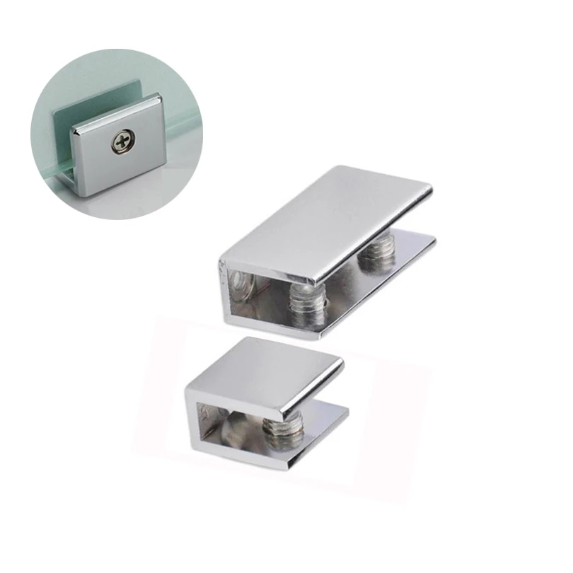 Zinc Alloy Glass Clips Adjustable Wall Mounted Glass Shelf Clamp Bracket 6-10mm Glass Holder Clips Clamp
Zinc Alloy Glass Clips Adjustable Wall Mounted Glass Shelf Clamp Bracket 6-10mm Glass Holder Clips Clamp