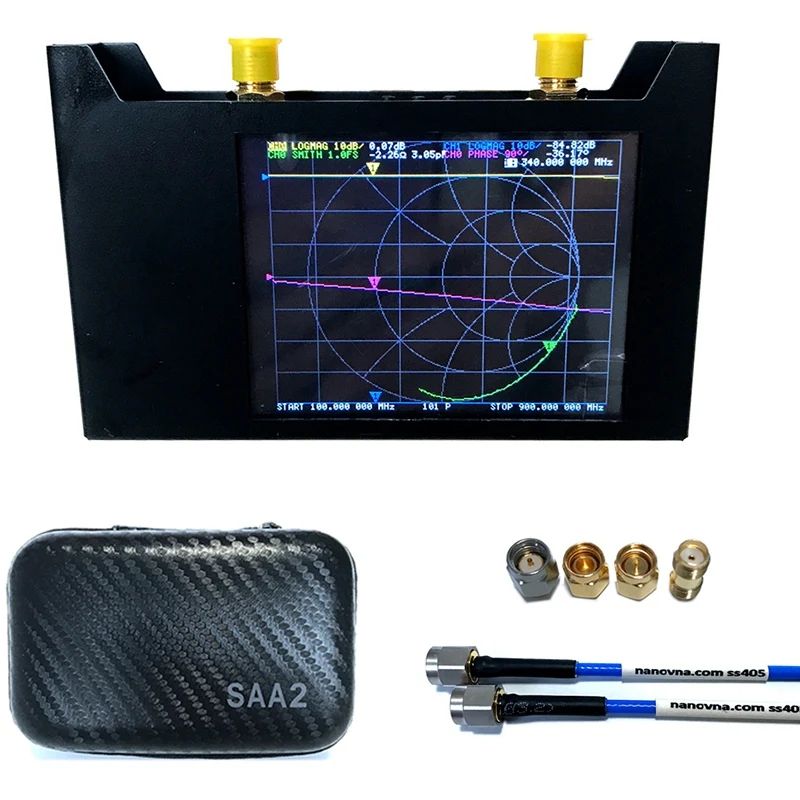 V2 3G Vector Network Analyzer S-A-A-2 NanoVNA Antenna Analyzer Shortwave HF VHF UHF with EVA Case Antenna Analyzer
V2 3G Vector Network Analyzer S-A-A-2 NanoVNA Antenna Analyzer Shortwave HF VHF UHF with EVA Case Antenna Analyzer