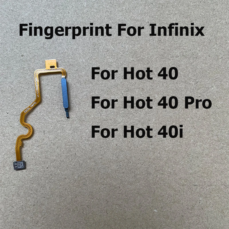For Infinix Hot I Pro Fingerprint Sensor Home Button Menu Touch ID