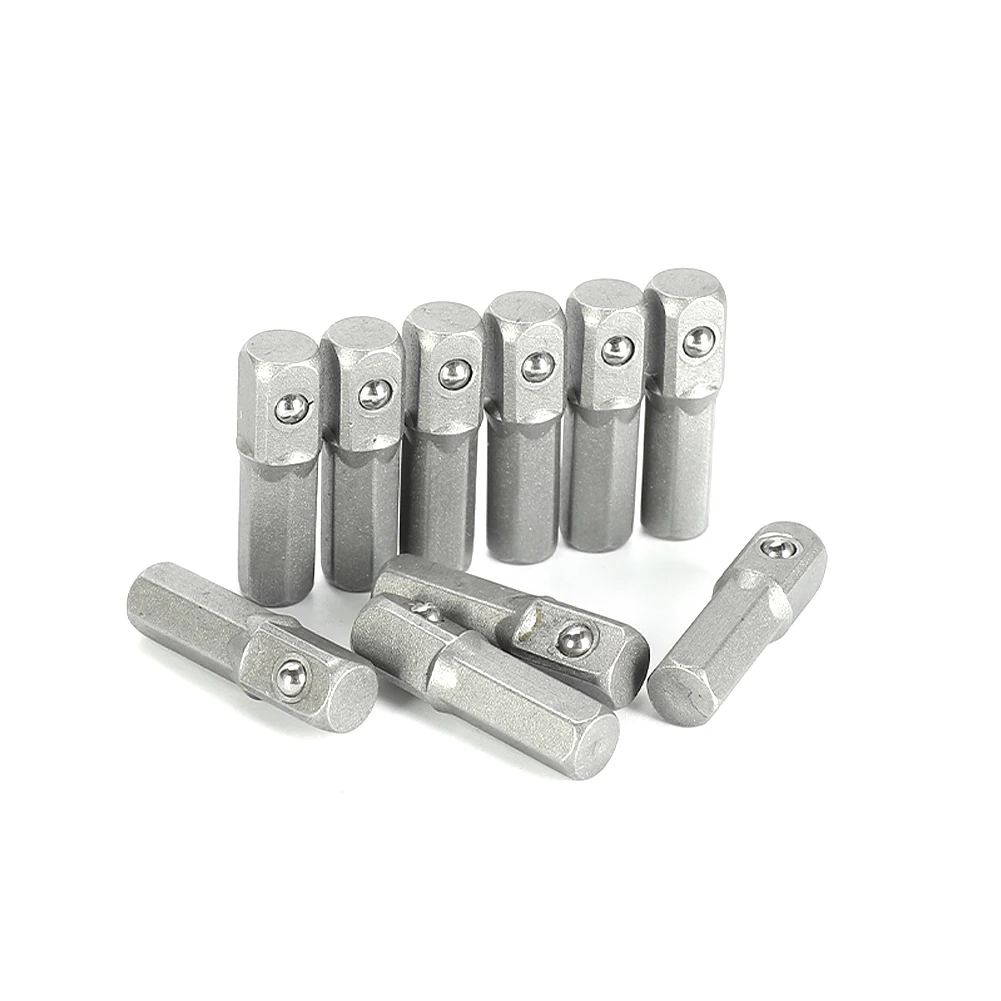 10pc Impact Socket Adapter Converter 1/4" Hex Shank To1/4" Square Drive 25mm Long Impact Drill Converter Tool Screwdriver Bits
10pc Impact Socket Adapter Converter 1/4" Hex Shank To1/4" Square Drive 25mm Long Impact Drill Converter Tool Screwdriver Bits