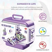 1 Set Dollhouse Toy Set High Simulated DIY Funny Dollhouse Ice Cream Shop Handbox Dollhouse Toy Kit for Home 
1 Set Dollhouse Toy Set High Simulated DIY Funny Dollhouse Ice Cream Shop Handbox Dollhouse Toy Kit for Home