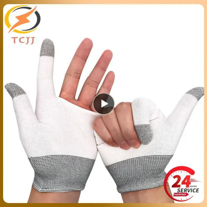 Two-finger Gaming Finger Sleeves Mobile Game Gloves Sweat-proof Touch Screen Finger Cots Seamless for Mobile Game Controllers
Two-finger Gaming Finger Sleeves Mobile Game Gloves Sweat-proof Touch Screen Finger Cots Seamless for Mobile Game Controllers