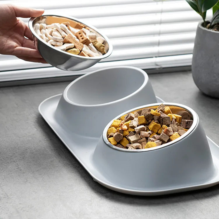 stainless steel Double Cat Bowl Dog Bowl Pet Feeding Cat Water Bowl For Cats Food Pet Bowls For Dogs Feeder Product Supplies
stainless steel Double Cat Bowl Dog Bowl Pet Feeding Cat Water Bowl For Cats Food Pet Bowls For Dogs Feeder Product Supplies
