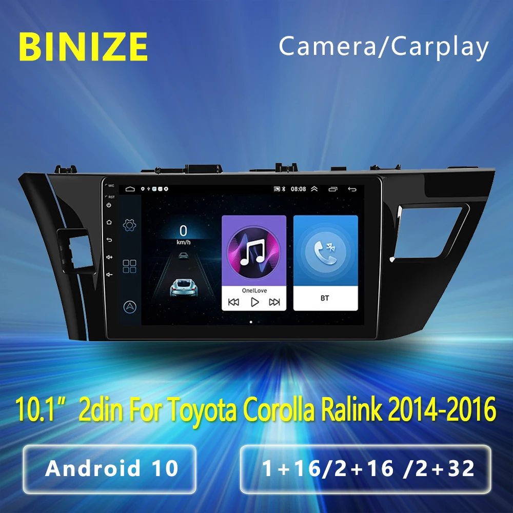 2din Android 10 Car Radio Multimedia Video Player For Toyota Corolla Ralink 2014-2016 10.1'' HD Auto Car Stereo GPS SWC Carplay
2din Android 10 Car Radio Multimedia Video Player For Toyota Corolla Ralink 2014-2016 10.1'' HD Auto Car Stereo GPS SWC Carplay
