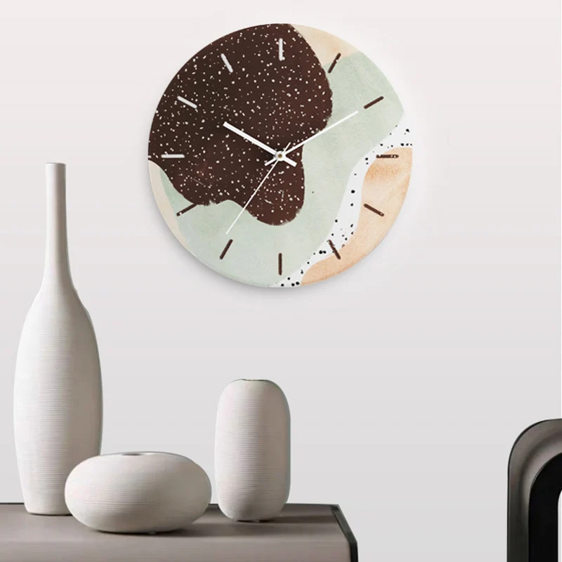 

Silent Decorative Wall Clock Timepiece Nordic Luxury Hall Mural Wall Clock Home Design Horloge Murale Electronic Wall Clock