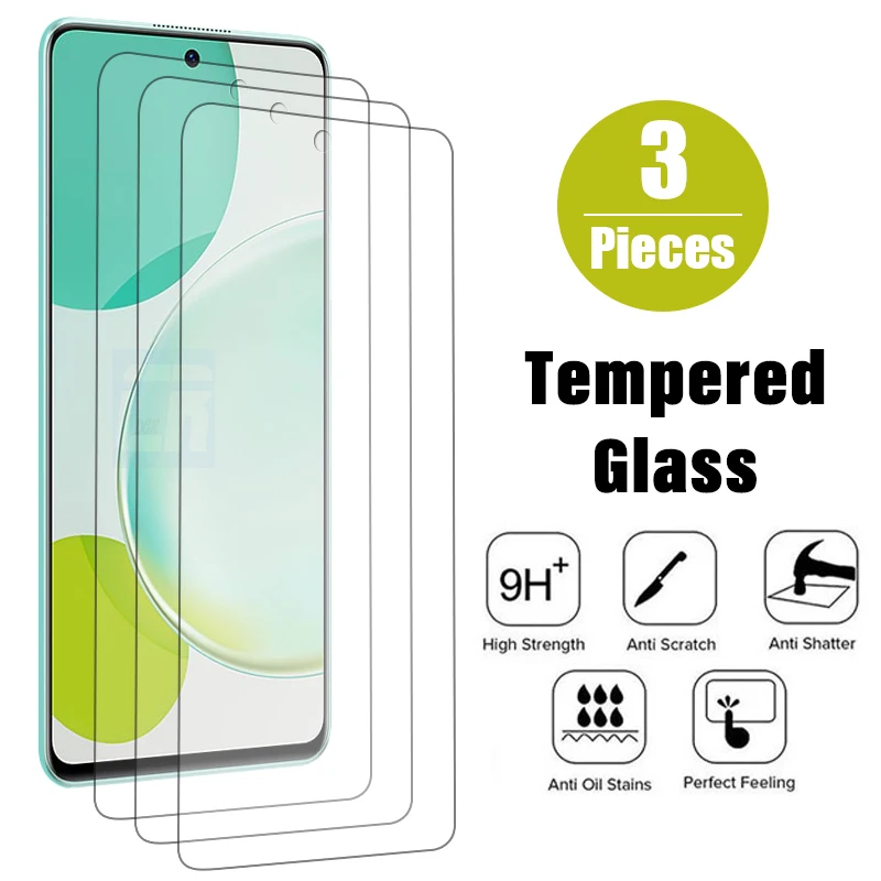 

1-3Pcs Tempered Glass For Huawei Nova 11i 11 10Z 9 8 SE 5T Y91 Y71 Y61 Y9A Y9S Screen Protectors For Huawei P40 P30 Lite P20 Pro