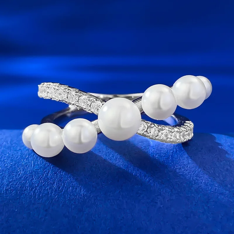 Серебряное кольцо S925, нишевая жемчужина, инкрустация цирконием, стиль кроссовера, индивидуальная мода, Универсальное кольцо, бутиковые ювелирные изделия для женщин
Серебряное кольцо S925, нишевая жемчужина, инкрустация цирконием, стиль кроссовера, индивидуальная мода, Универсальное кольцо, бутиковые ювелирные изделия для женщин