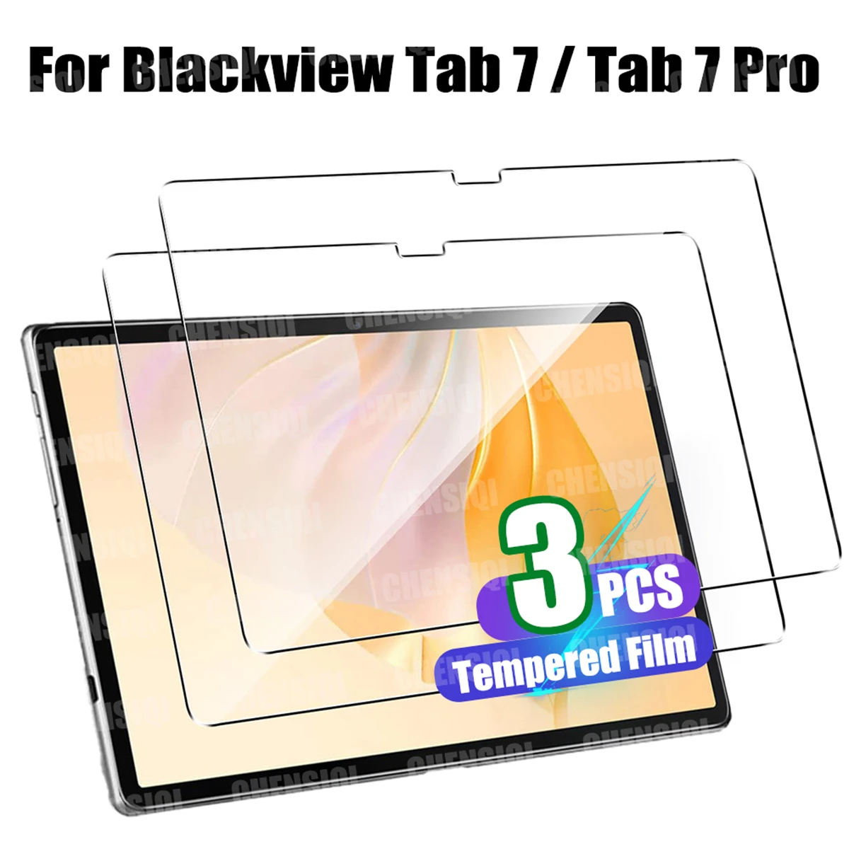 

Протектор экрана для Blackview Tab 7 /Tab 7 Pro (10,1 дюйма) 2022 HD 9H твердость против царапин защита от падения прозрачная закаленная пленка