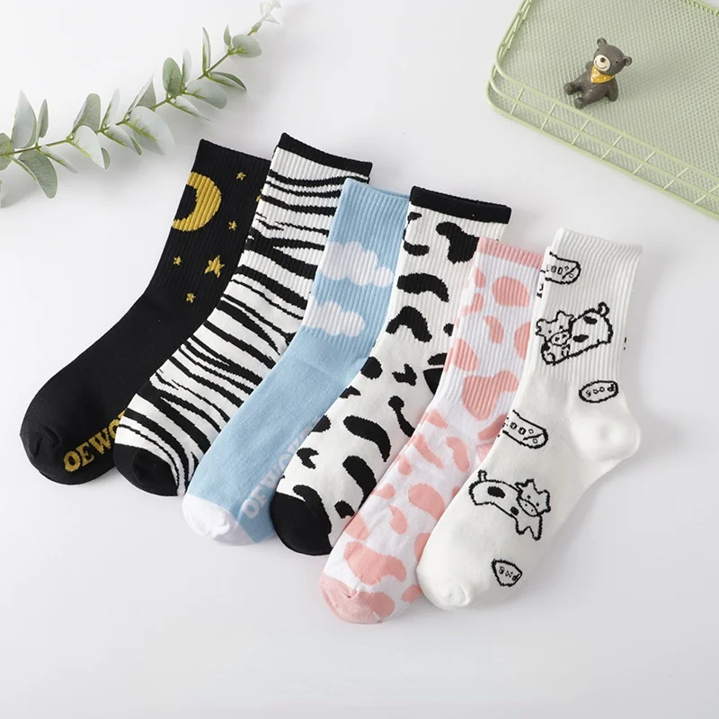 Autumn Winter Socks Women's Tube Cotton Socks Cartoon Creativity Cute Ins Tide Comfortable Breathable Leopard print Sweat Socks
Autumn Winter Socks Women's Tube Cotton Socks Cartoon Creativity Cute Ins Tide Comfortable Breathable Leopard print Sweat Socks