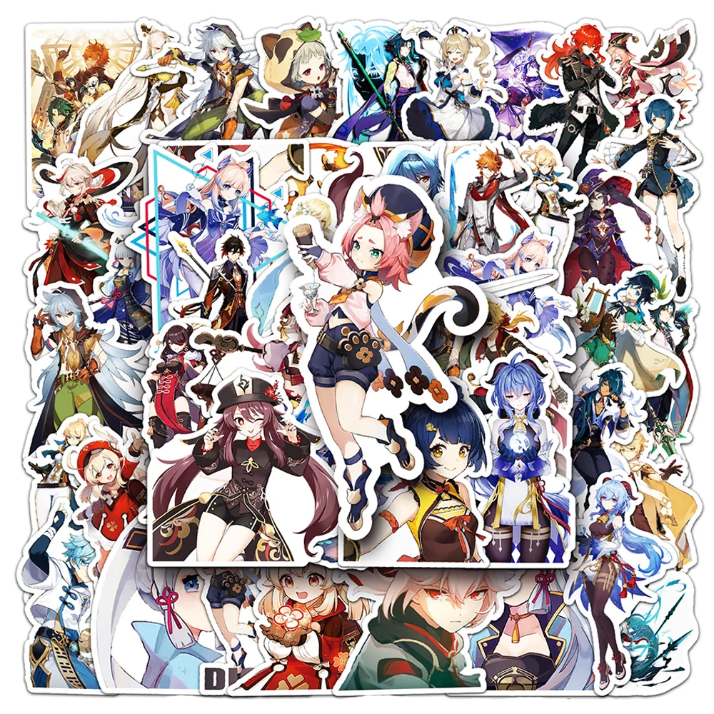 10/30/50pcs Game Anime Genshin Impact Stickers Cartoon Decals Laptop Motorcycle Luggage Phone Waterproof Sticker Kid Classic Toy
10/30/50pcs Game Anime Genshin Impact Stickers Cartoon Decals Laptop Motorcycle Luggage Phone Waterproof Sticker Kid Classic Toy