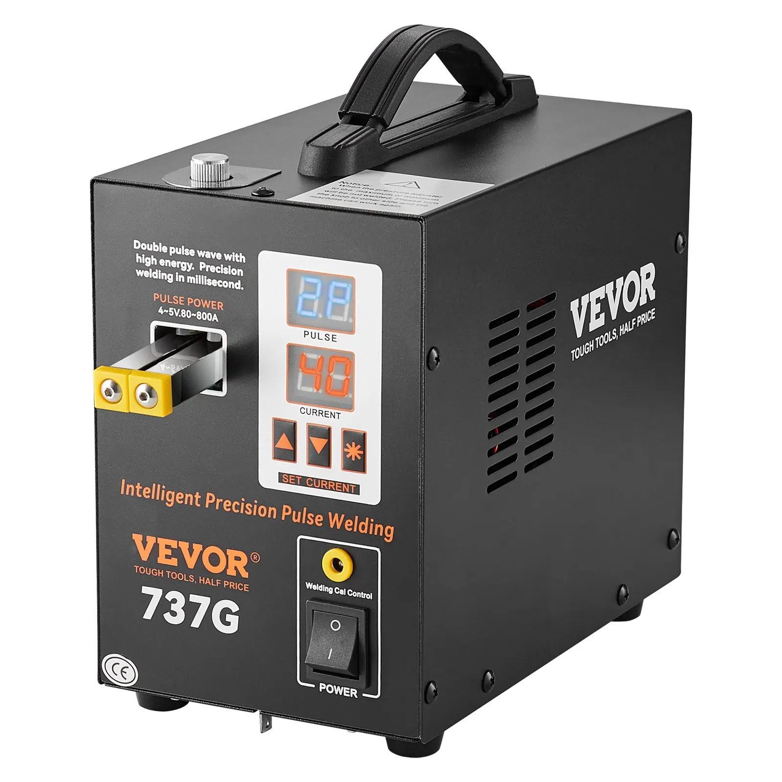 

VEVOR 737G Spot Welder Portable Battery Welding Machine Soldering Station W/ 2 Welding Modes LED Lighting for 18650 Battery Pack