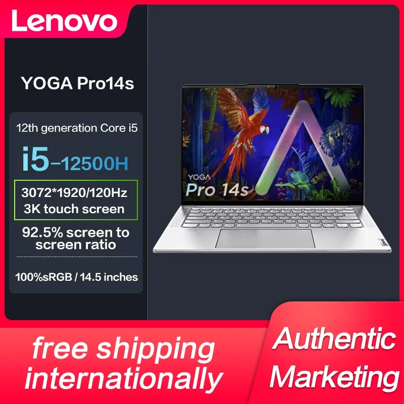 New Lenovo Yoga Pro14s Intel Core I5-12500H 14.5Inch 3K 120Hz Touch Screen Notebook
New Lenovo Yoga Pro14s Intel Core I5-12500H 14.5Inch 3K 120Hz Touch Screen Notebook