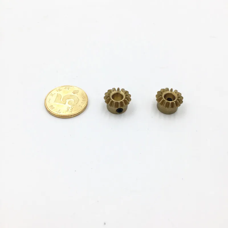 0.8 Module 1 to 1 Miniature Brass Bevel Gear 15 Teeth 90 Degree Right Angle Reversing Bevel Gear Hole 5 6
0.8 Module 1 to 1 Miniature Brass Bevel Gear 15 Teeth 90 Degree Right Angle Reversing Bevel Gear Hole 5 6