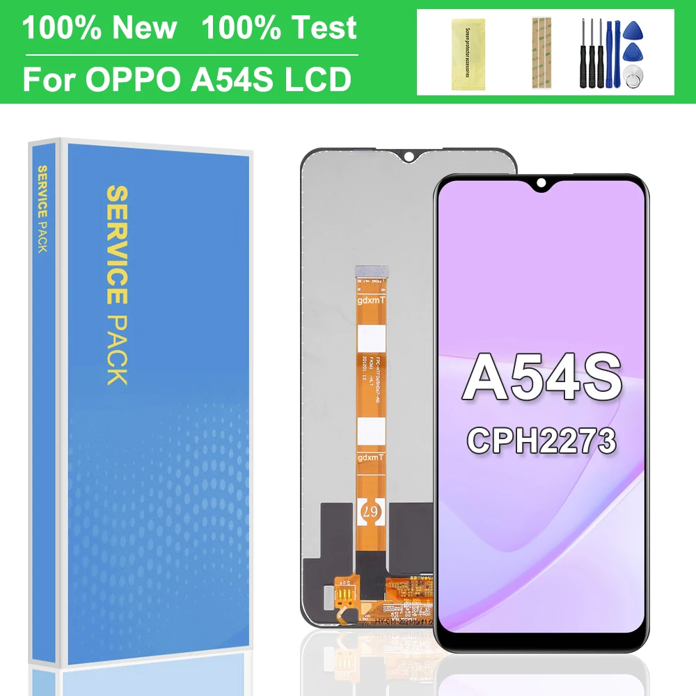 6.52" Original For Oppo A54s CPH2273 LCD Display Touch Screen Digitizer Assembly Replacement for A54S Display Screen with Frame
6.52" Original For Oppo A54s CPH2273 LCD Display Touch Screen Digitizer Assembly Replacement for A54S Display Screen with Frame