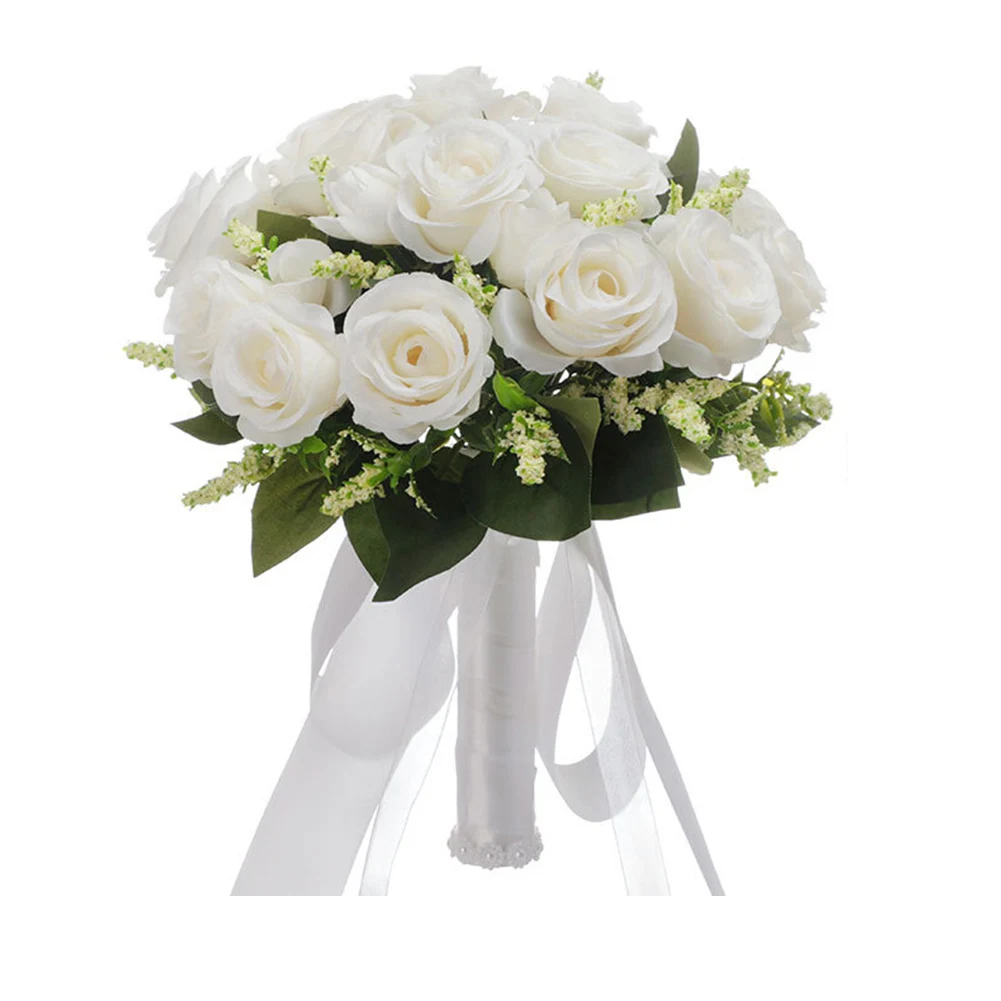 Bridal Artificial High Quality Long Lasting Note Package Content Perfect Ribbons Silk Fabric Simulated Bouquet
Bridal Artificial High Quality Long Lasting Note Package Content Perfect Ribbons Silk Fabric Simulated Bouquet