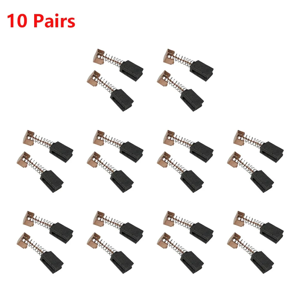 10Pairs Carbon Brushes Replacement Angle Grinder Carbon Brushes 5x8x12mm For Black Decker G720 Power Tool Accessories
10Pairs Carbon Brushes Replacement Angle Grinder Carbon Brushes 5x8x12mm For Black Decker G720 Power Tool Accessories
