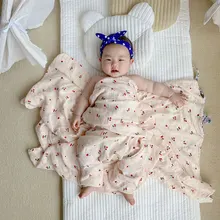 Baby Blanket Double Layer Cotton Comfortable Soft Blankets Simple Print Patterns Multifunction Sheets Newborn New Shade Blankets
Baby Blanket Double Layer Cotton Comfortable Soft Blankets Simple Print Patterns Multifunction Sheets Newborn New Shade Blankets