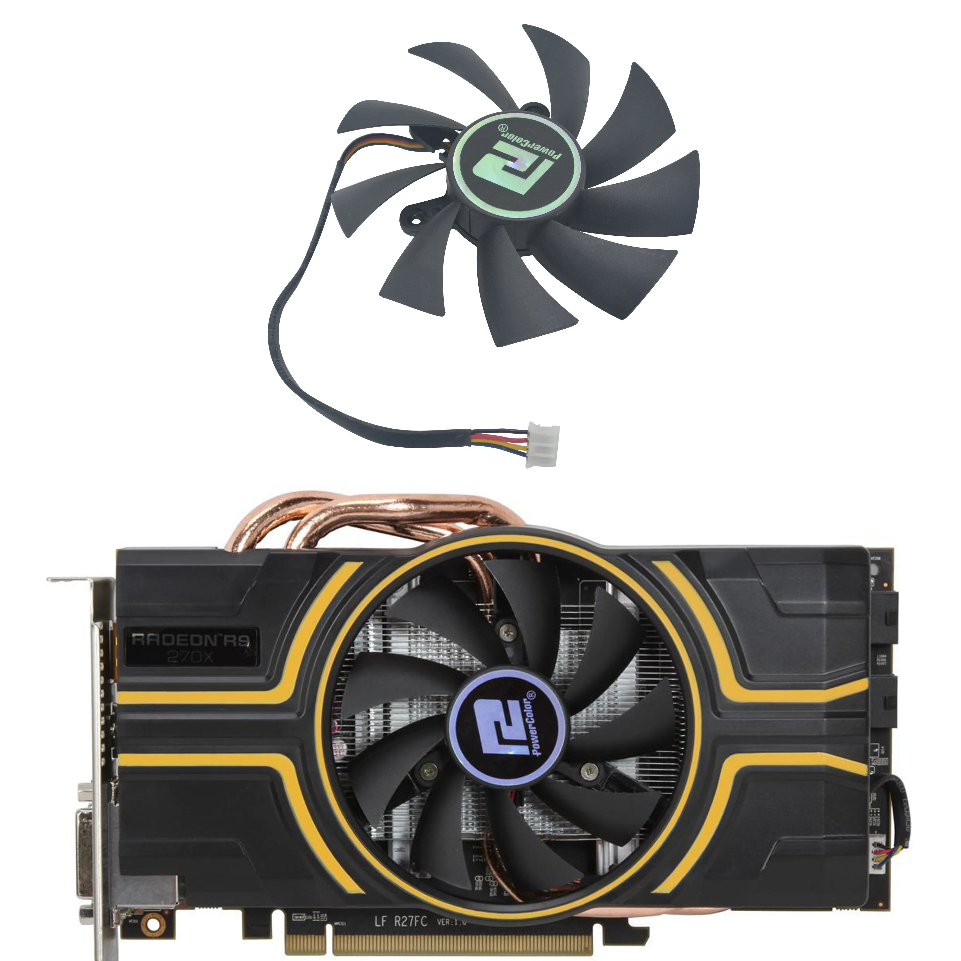 87mm PLA09215D12H Cooler Fan Replacement For PowerColor Dataland R9 270 HD7870 HD7850 HD7800 Graphics Video Card Cooling Fans
87mm PLA09215D12H Cooler Fan Replacement For PowerColor Dataland R9 270 HD7870 HD7850 HD7800 Graphics Video Card Cooling Fans