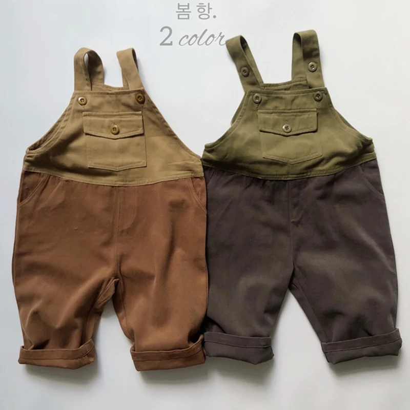 2024 New Autumn 1-6Yrs Baby Girls Boys Overalls Cotton Splicing Casual Fashion Pants Kids Jumpsuits Baby Girls Boys Outfits
2024 New Autumn 1-6Yrs Baby Girls Boys Overalls Cotton Splicing Casual Fashion Pants Kids Jumpsuits Baby Girls Boys Outfits