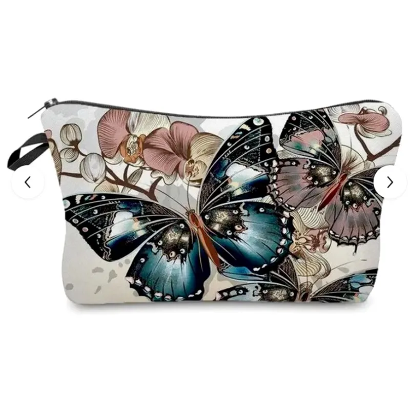 Cosmetic Bag Fashion Black Moon Sun Butterfly Printed Women Toiletry Storage Bag Coin Purse Portable Zipper Makeup Bag Organizer
Cosmetic Bag Fashion Black Moon Sun Butterfly Printed Women Toiletry Storage Bag Coin Purse Portable Zipper Makeup Bag Organizer
