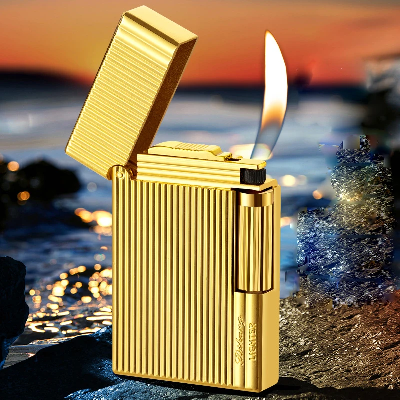 Personality Loud Metal Lighter Cigarette Lighter Mini Butane Gas Lighter Square Open Flame Lighter Grinding Wheel Lighters
Personality Loud Metal Lighter Cigarette Lighter Mini Butane Gas Lighter Square Open Flame Lighter Grinding Wheel Lighters