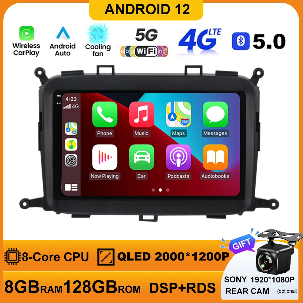 Android 12 For Kia Carens RP 3 III 2013 - 2019 Car Radio Multimedia Video Player Navigation GPS BT 2Din 2 Din DVD
Android 12 For Kia Carens RP 3 III 2013 - 2019 Car Radio Multimedia Video Player Navigation GPS BT 2Din 2 Din DVD