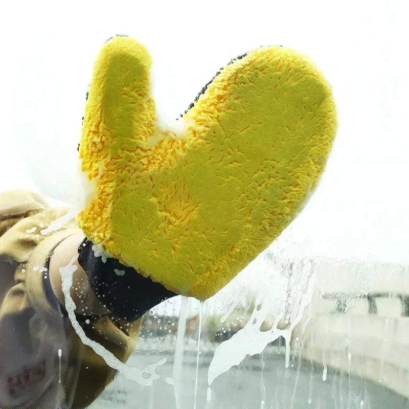 Car Wash Gloves Soft Microfiber Coral Velvet Strong Absorbent Body Cleaning Gloves Dust Collector Car Cleaning Supplies
Car Wash Gloves Soft Microfiber Coral Velvet Strong Absorbent Body Cleaning Gloves Dust Collector Car Cleaning Supplies