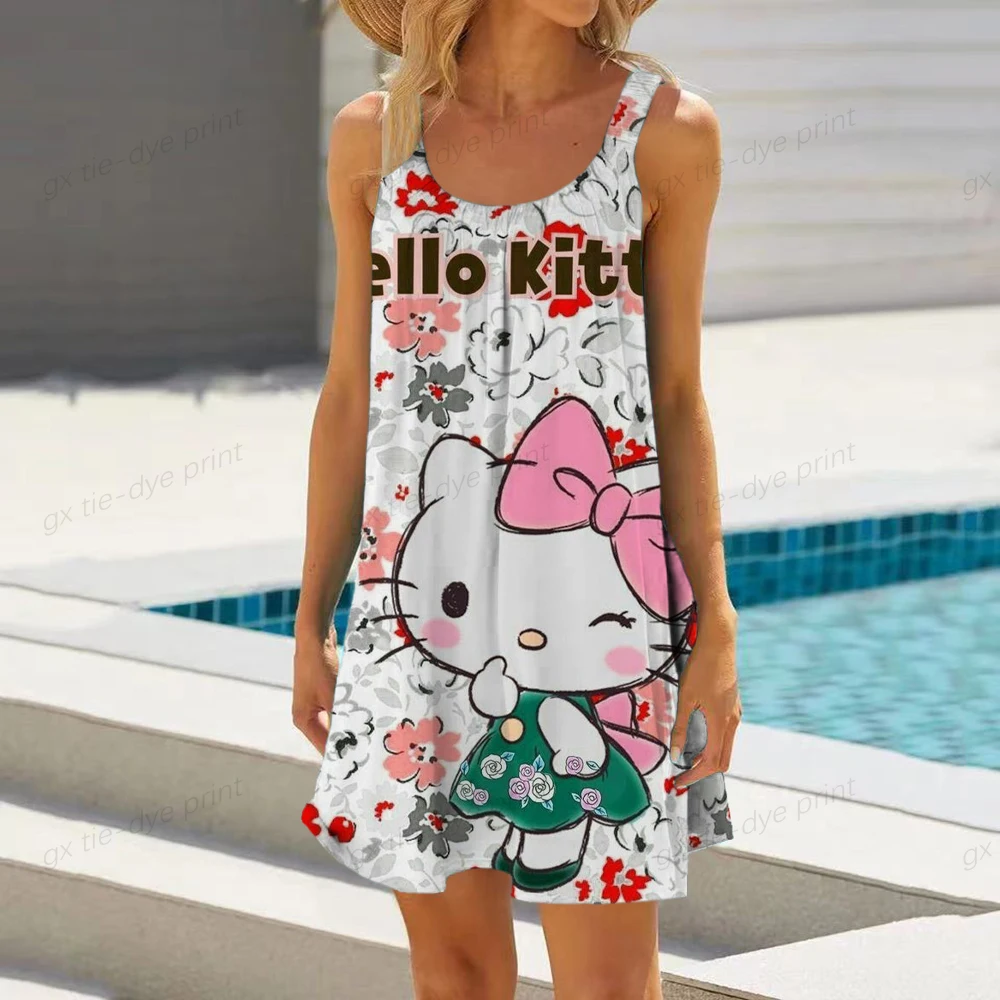 Long Dress for Women Summer Beach Skirt Sexy Hello Kitty Print Dress Wedding Party Club Vestidos Y2K Elegant Pullover Midi Dress
Long Dress for Women Summer Beach Skirt Sexy Hello Kitty Print Dress Wedding Party Club Vestidos Y2K Elegant Pullover Midi Dress