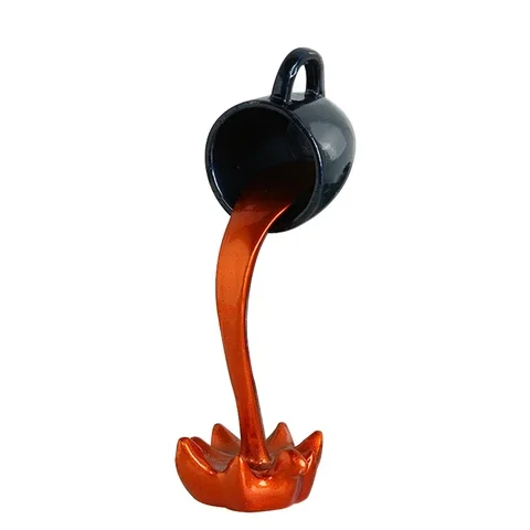 3D Floating Coffee Cup Pouring Liquid Mug Sculpture Spilling Magic Pouring Splash Home Office Desktop Art Crafts Ornaments Decor
3D Floating Coffee Cup Pouring Liquid Mug Sculpture Spilling Magic Pouring Splash Home Office Desktop Art Crafts Ornaments Decor