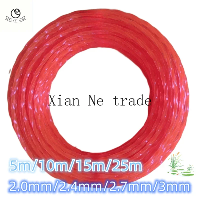 2.0mm/2.4mm/2.7mm/3mm/3.3mm*15m Mowing Nylon Grass Trimmer Rope Brush Cutter Strimmer Line Mowing Wire Lawn Mower Accessory
2.0mm/2.4mm/2.7mm/3mm/3.3mm*15m Mowing Nylon Grass Trimmer Rope Brush Cutter Strimmer Line Mowing Wire Lawn Mower Accessory