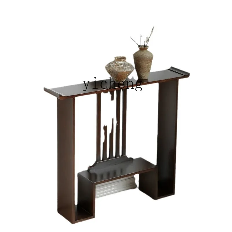 

Yy New Chinese Style Solid Wood Console Tables Home a Long Narrow Table Narrow Side Aisle Several Corridor Cabinet