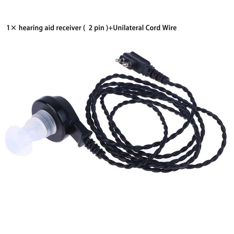 1Pcs Black Hearing Aid Unilateral Cord Wire+BTE Hearing Aid Receiver (2 pin) Amplifier Speaker Replacement Part
1Pcs Black Hearing Aid Unilateral Cord Wire+BTE Hearing Aid Receiver (2 pin) Amplifier Speaker Replacement Part