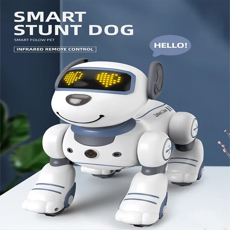 Electronic Robot Dog RC Robot Dog Stunt Walking Dancing Toy Intelligent Touch Remote Control Electric Pet for Children's Toys
Electronic Robot Dog RC Robot Dog Stunt Walking Dancing Toy Intelligent Touch Remote Control Electric Pet for Children's Toys